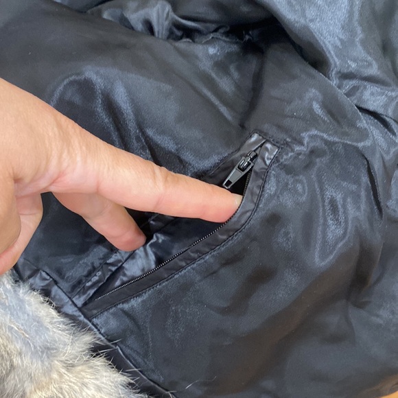 JACK  & JONES DOWN JACKET WITH REAL FUR - Picture 16 of 17